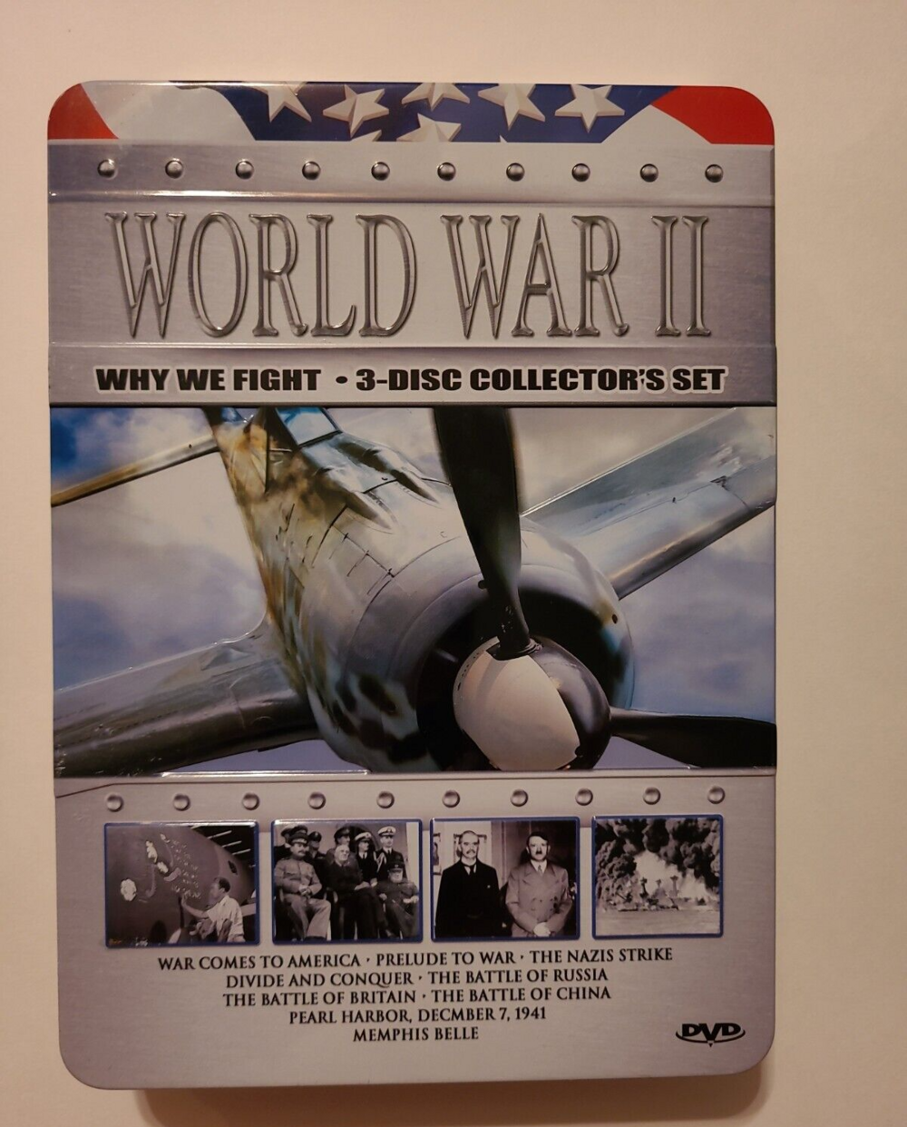 World War II: Why We Fight 3 DVD Collector's Edition Tin (2007) Frank Capra
